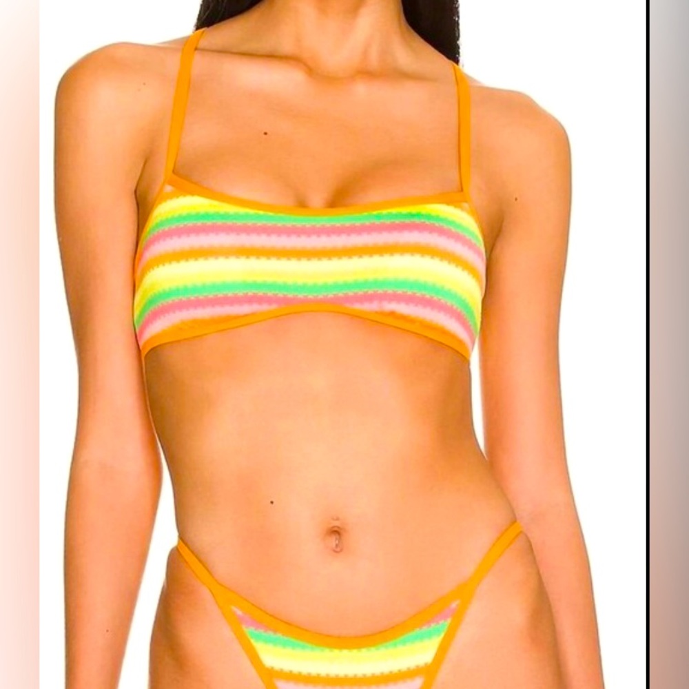 NWT L*Space Pamela Swim Top in Under The Sun